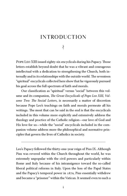 The Great Encyclicals of Pope Leo XIII: Volume Two—The Spiritual Letters