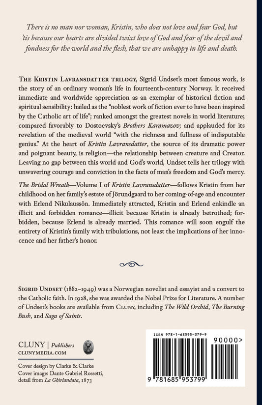 Kristin Lavransdatter: The Bridal Wreath (Volume I)