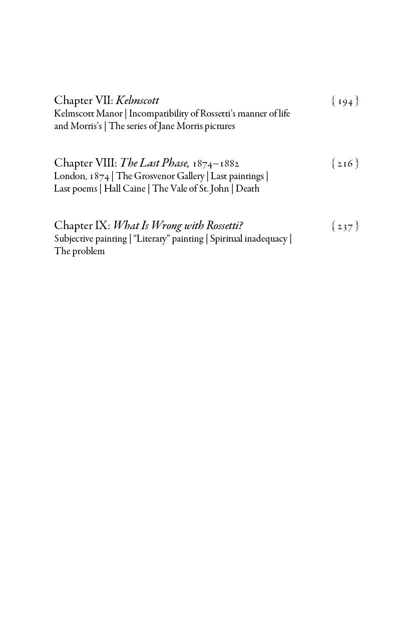 Rossetti: His Life and Works