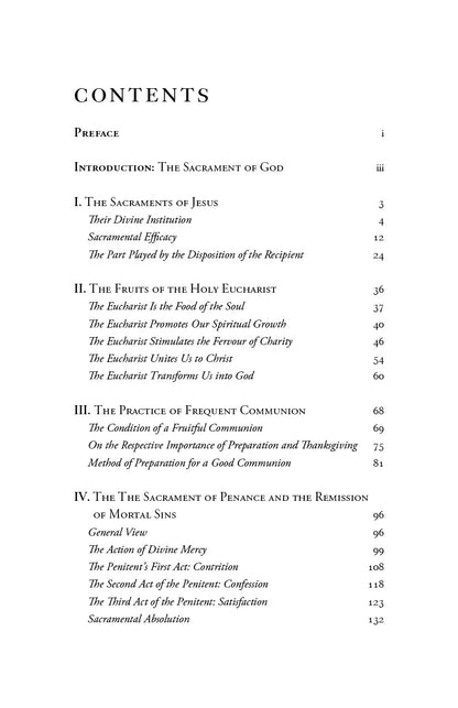 The Eucharist and the Confessional