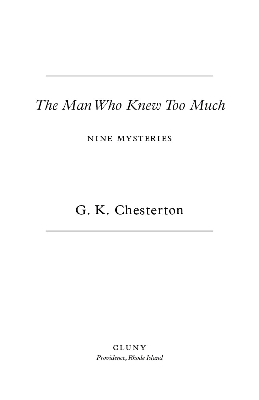 The Man Who Knew Too Much