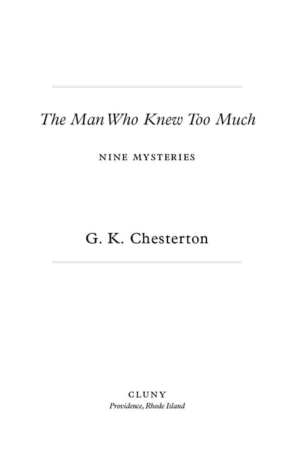 The Man Who Knew Too Much