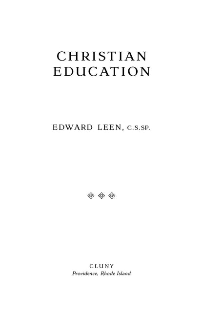 Christian Education