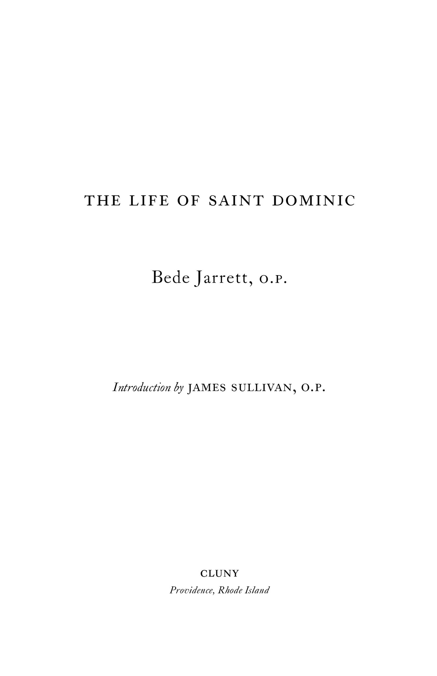 The Life of Saint Dominic