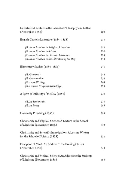 The Idea of a University