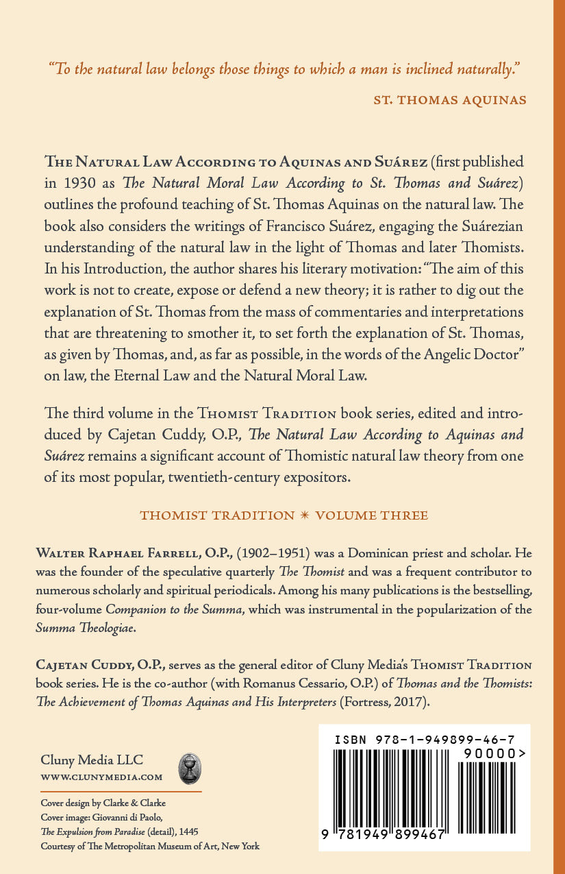 The Natural Law According to Aquinas and Suárez