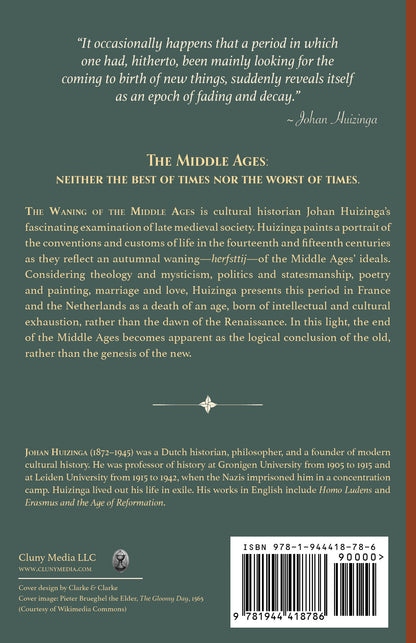 The Waning of the Middle Ages