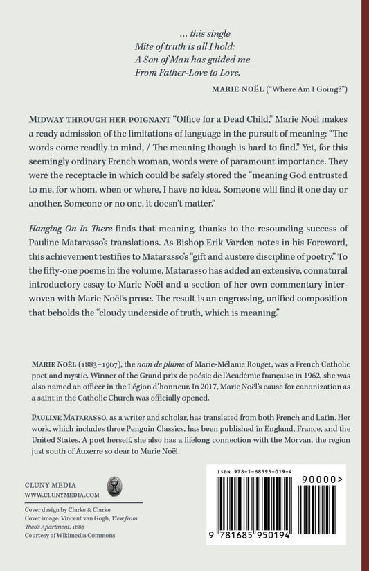 Hanging On In There: An Essay in Meaning (Selected Poems)