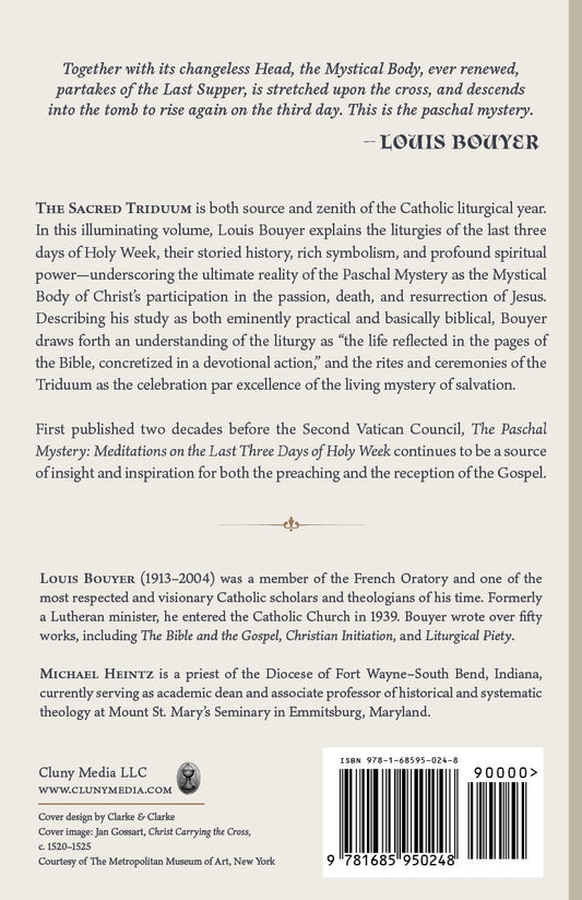 The Paschal Mystery: Meditations on the Last Three Days of Holy Week