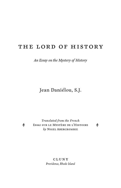The Lord of History