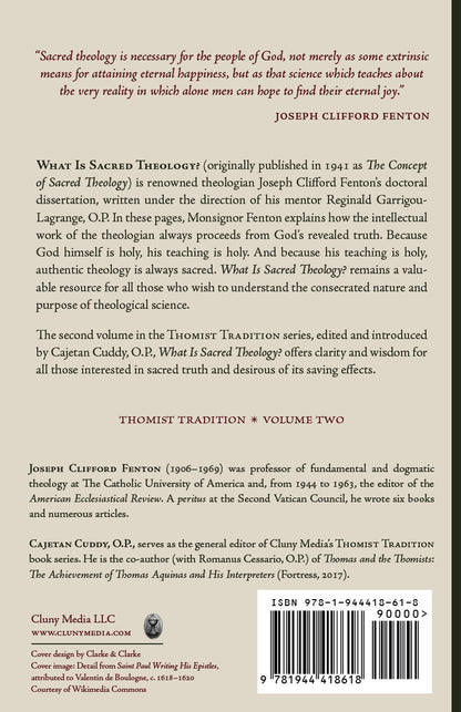 What Is Sacred Theology?