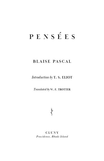 Pensees