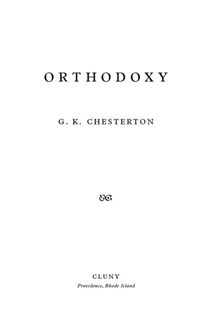 Orthodoxy