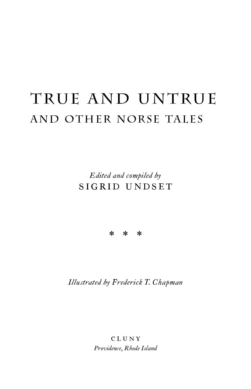 True and Untrue and Other Norse Tales