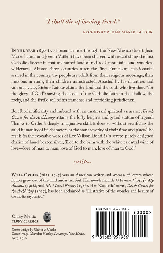 Death Comes for the Archbishop