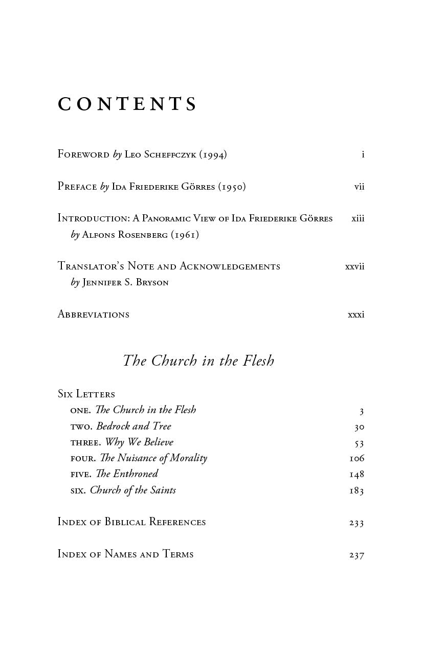 The Church in the Flesh