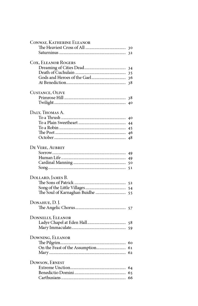 Dreams and Images: Anthology of Catholic Poets