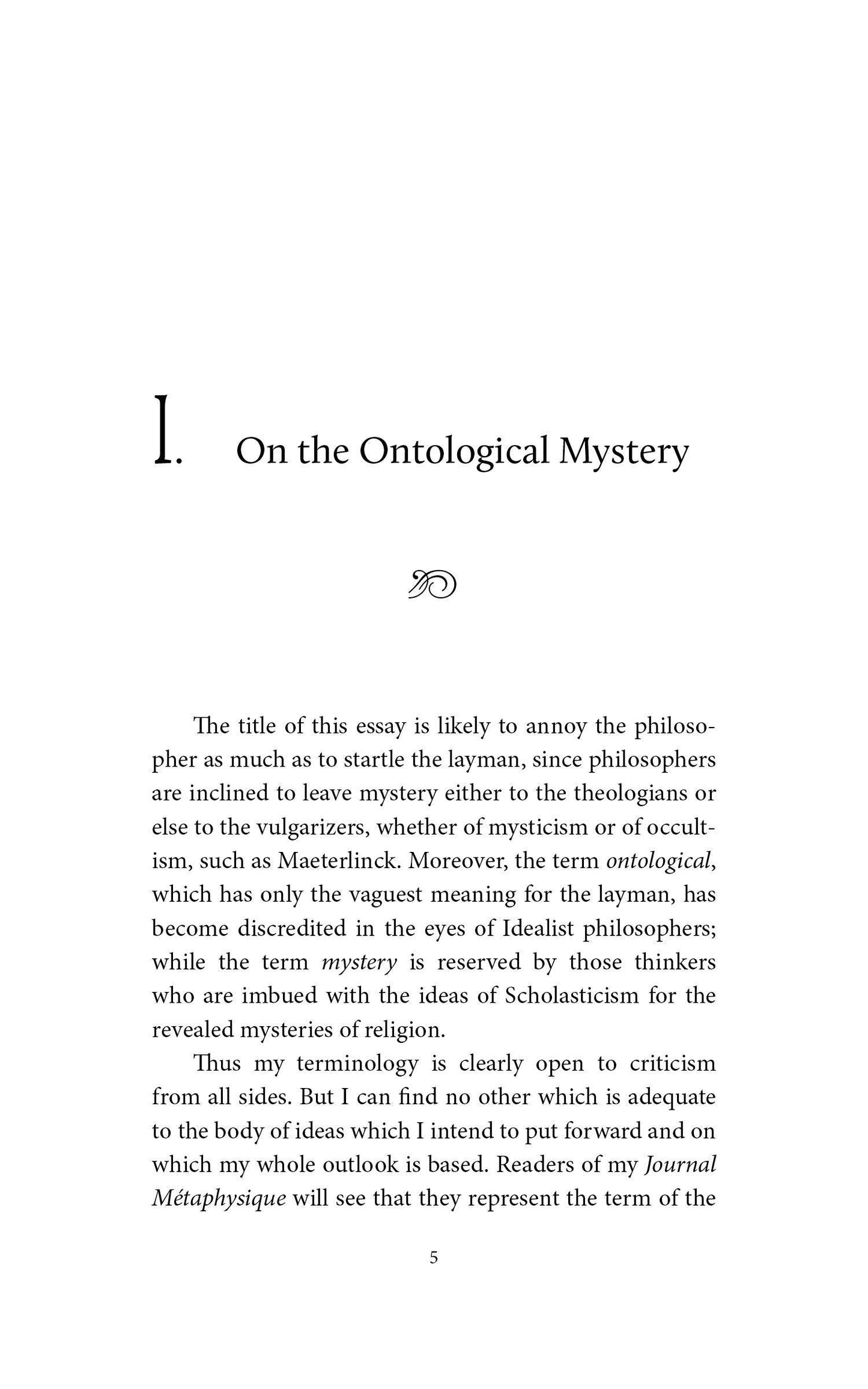 The Philosophy of Existence