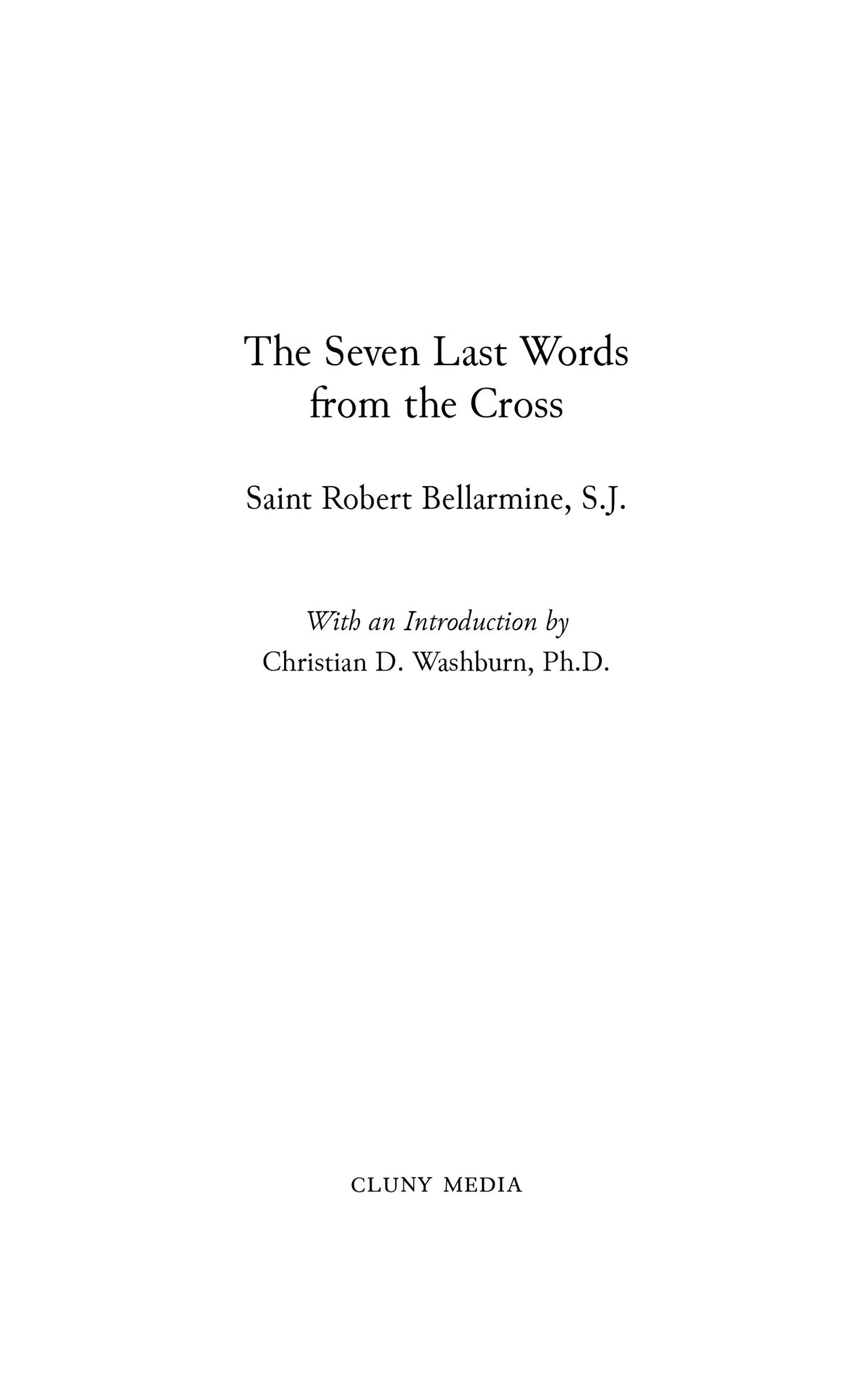 The Seven Last Words from the Cross