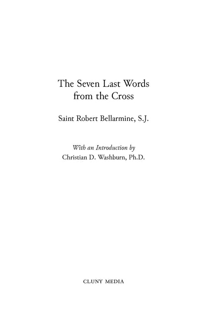 The Seven Last Words from the Cross