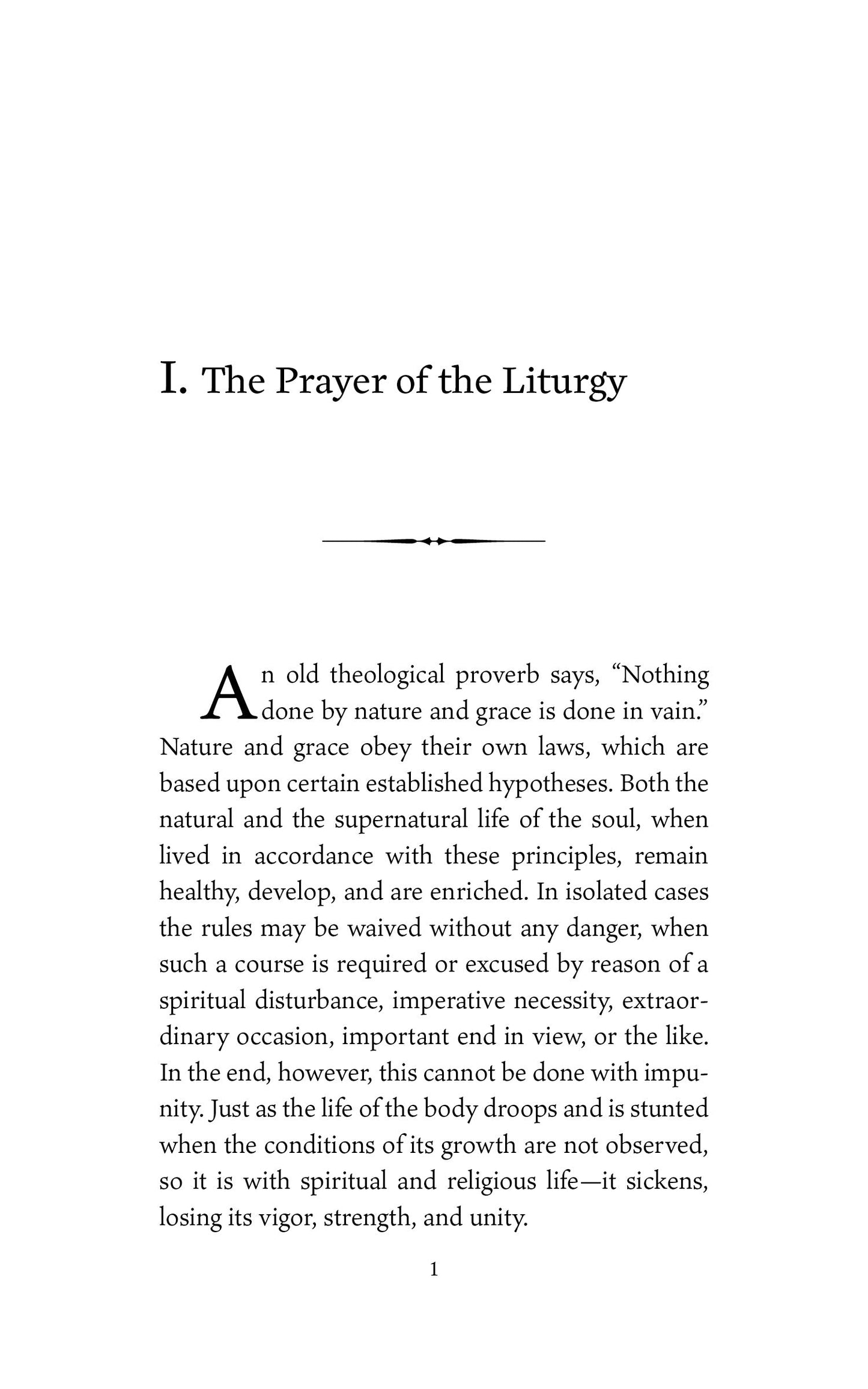 The Spirit of the Liturgy