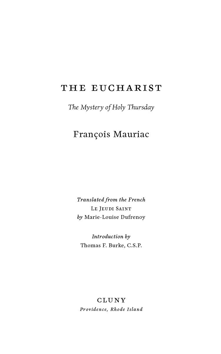 The Eucharist