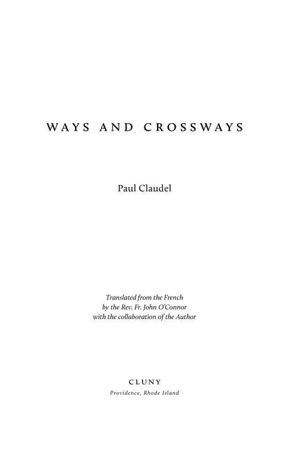 Ways and Crossways