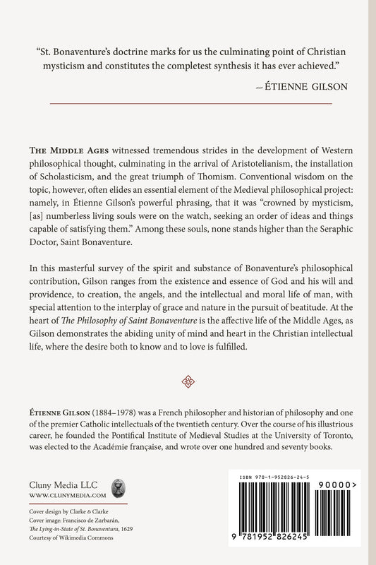 The Philosophy of Saint Bonaventure