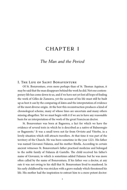 The Philosophy of Saint Bonaventure