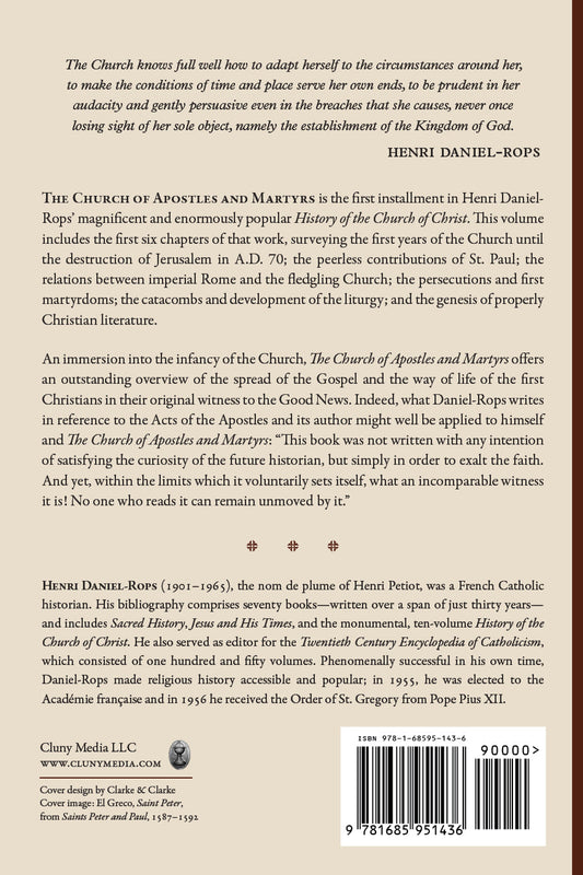 The Church of Apostles and Martyrs, Volume 1
