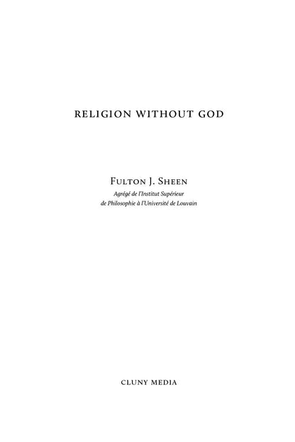Religion Without God