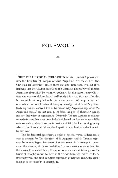 The Christian Philosophy of Saint Augustine