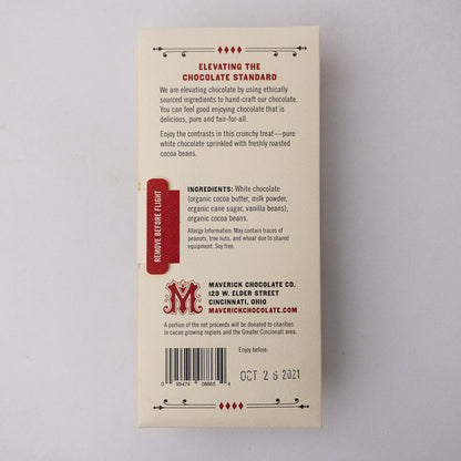 White Chocolate with Cocoa Nibs - Tree of Life