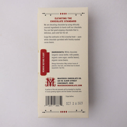 White Chocolate with Cocoa Nibs - Tree of Life