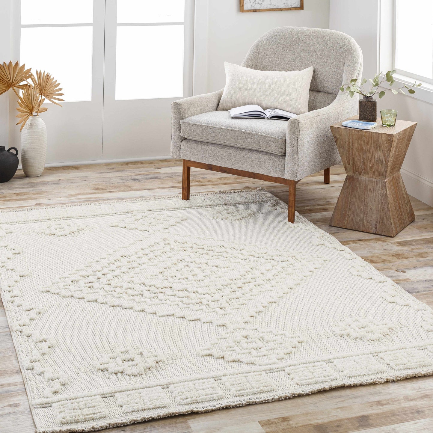 Rosales High-Low Rustic Rug - Tree of Life