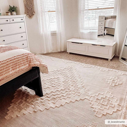 Rosales High-Low Rustic Rug - Tree of Life