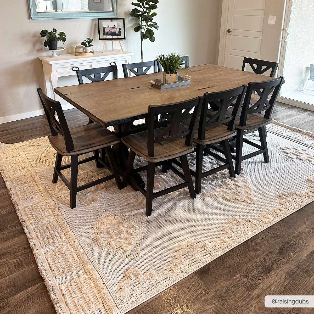 Rosales High-Low Rustic Rug - Tree of Life
