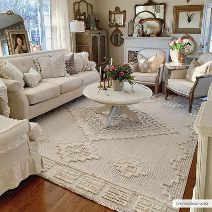 Rosales High-Low Rustic Rug - Tree of Life