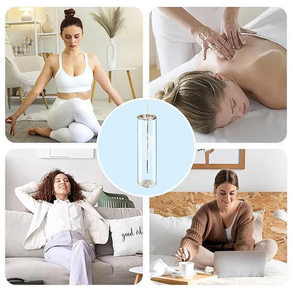 Modern Glass Incense Burner Anti-Ash Flying Incense Holder with Removable Glass Ash Catcher for Home Decor Yoga Meditation - Tree of Life