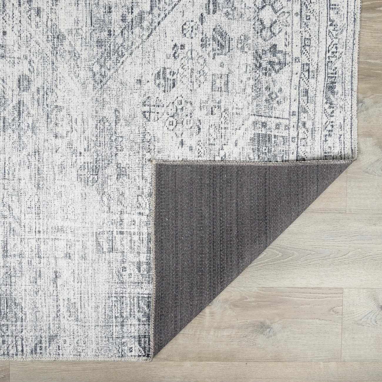 Barny Gray Blue Washable Rug - Clearance - Tree of Life