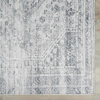 Barny Gray Blue Washable Rug - Clearance - Tree of Life