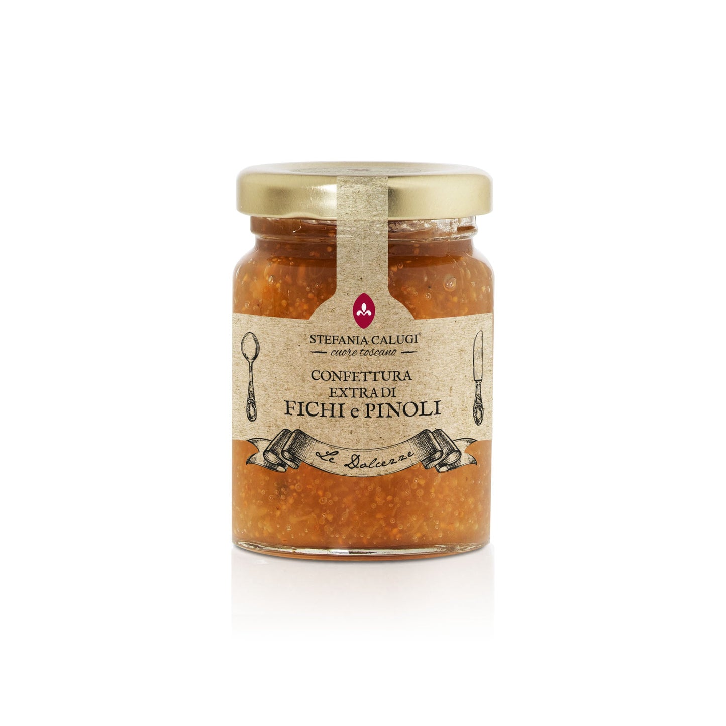 Stefania Calugi Vegan Extra Figs and Pine Nut Jam 1.41oz/40g - Tree of Life