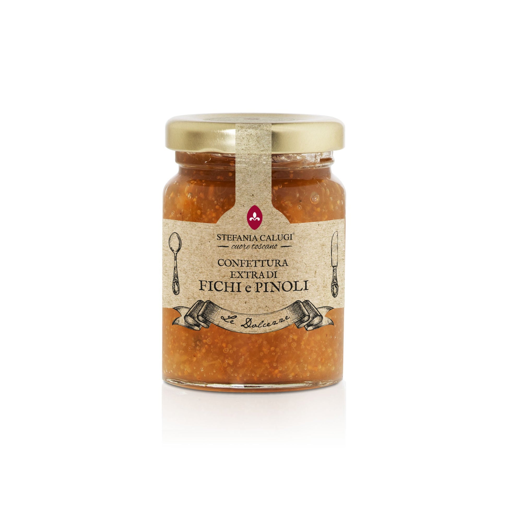 Stefania Calugi Vegan Extra Figs and Pine Nut Jam 1.41oz/40g - Tree of Life