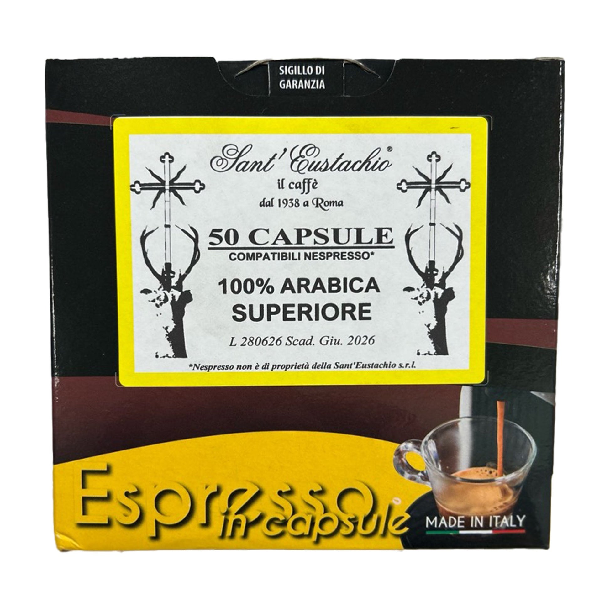 Sant'Eustachio Coffee Nespresso Capsules 50ct - Tree of Life