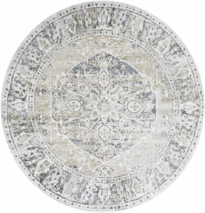 Rudo Beige Flat Pile Washable Rug - Tree of Life