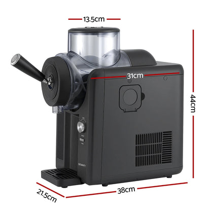 Devanti 2L Slushie Machine Ice Cream Maker Frozen Smoothies Milkshakes Black - Tree of Life