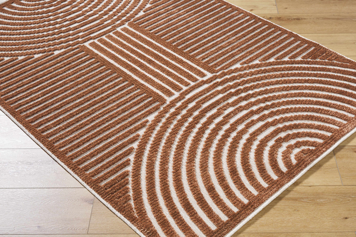 Deron Brown Washable Area Rug - Tree of Life