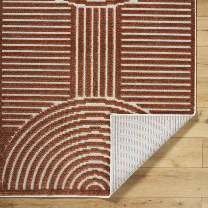 Deron Brown Washable Area Rug - Tree of Life
