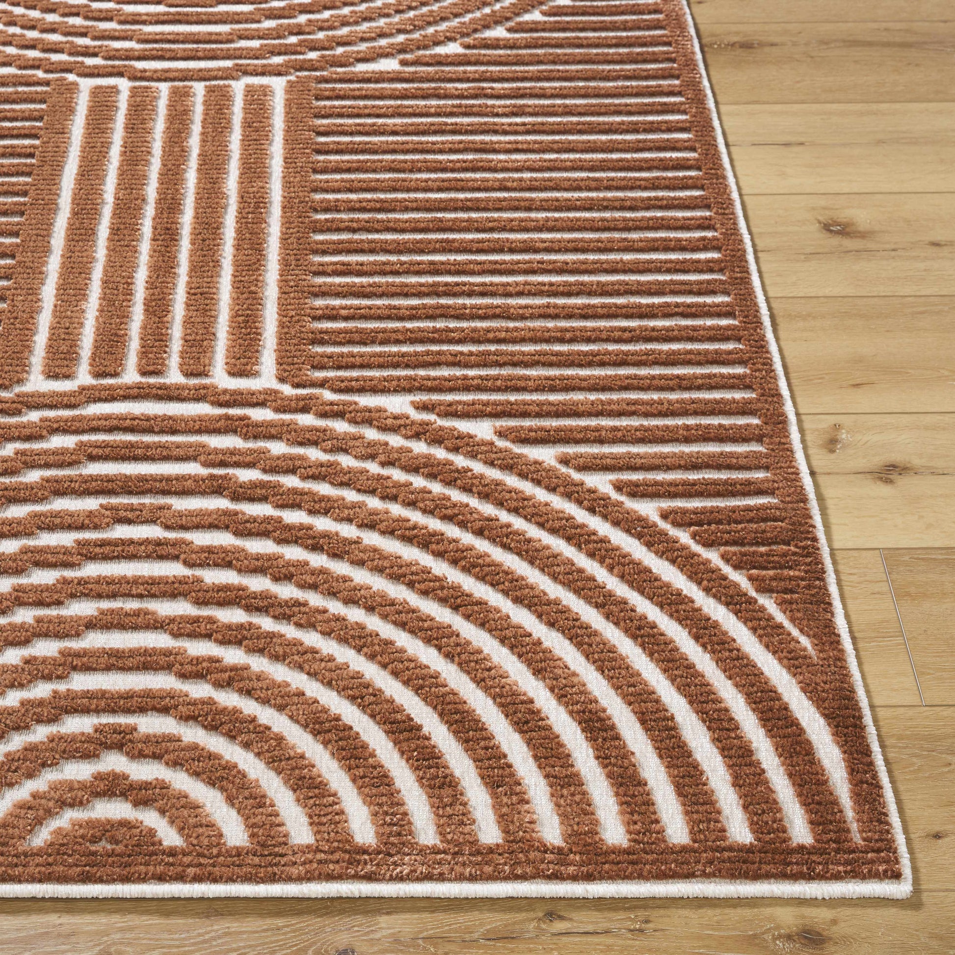Deron Brown Washable Area Rug - Tree of Life