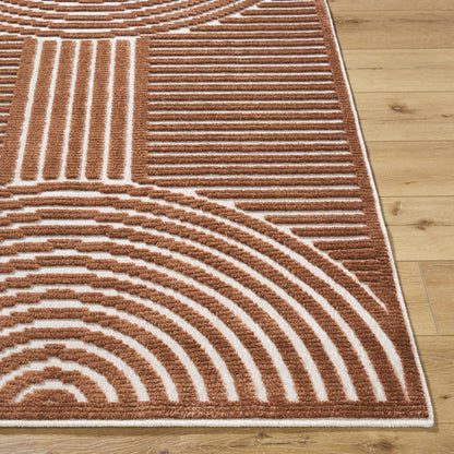 Deron Brown Washable Area Rug - Tree of Life